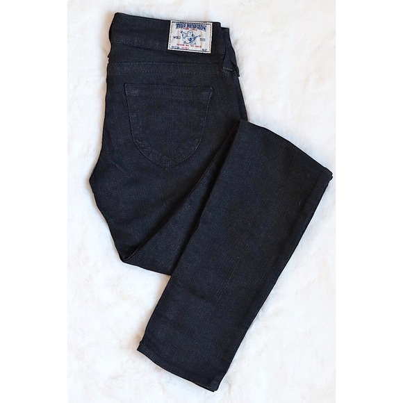 💕HP💕NBW True Religion Black Denim Skinny Jeans - Picture 3 of 16